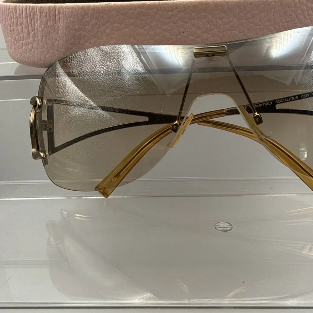 Juicy Couture Socialites Sunglasses In Original Case ? Vintage Made In Italy